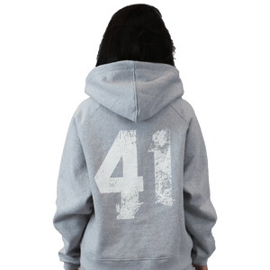 Dusty Affection |  *QUESTIONED ZIP HOODIE Dusty Affection
