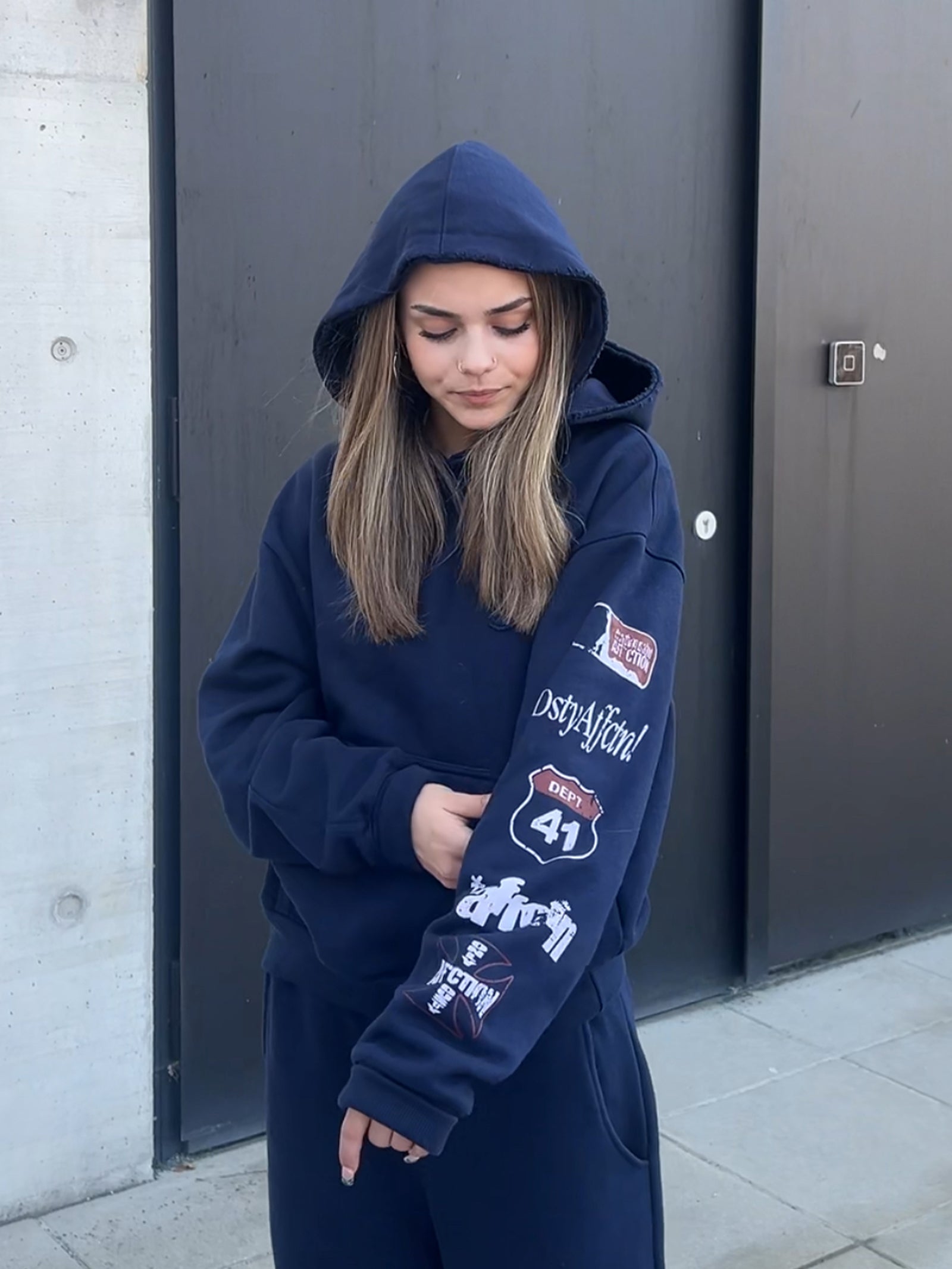 Dusty Affection |  *STAMPED HOODIE Dusty Affection